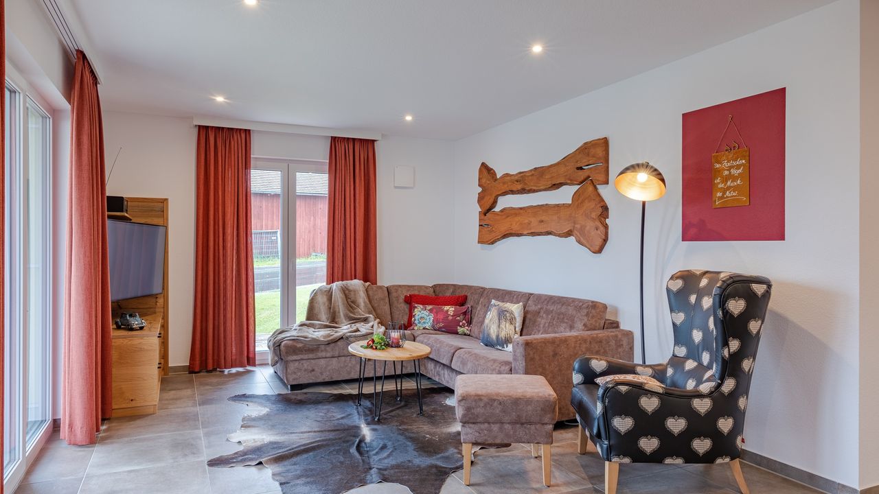 Ferienwohnung Schlupfwinkel Wohnbereich Ferienwohnung Schlupfwinkel Wohnbereich